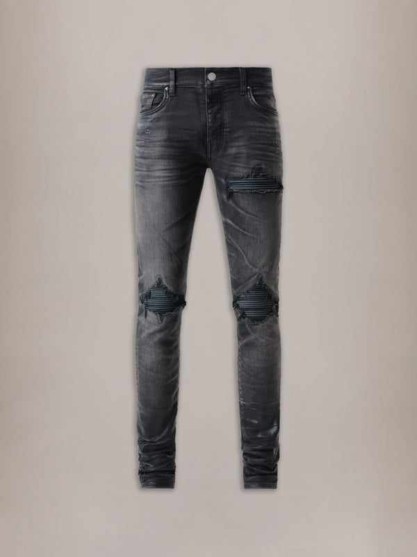 WAXED TONAL MX1 JEAN - Waxed Faded Black