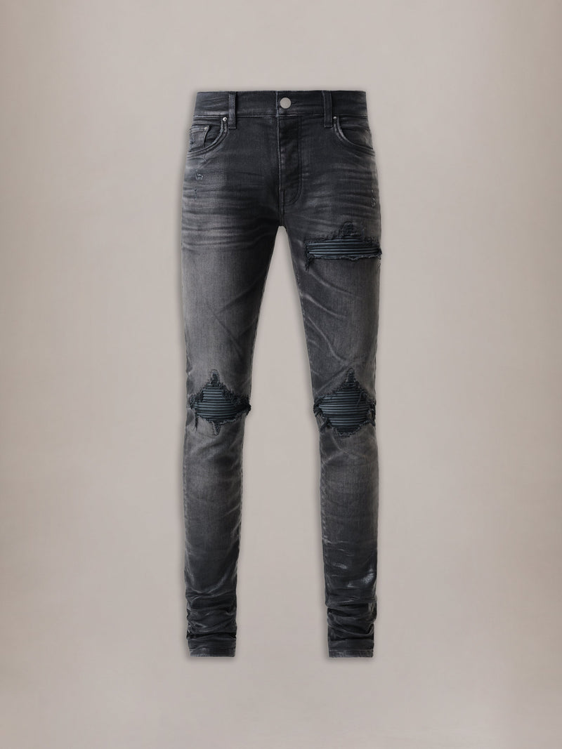 WAXED TONAL MX1 JEAN - Waxed Faded Black