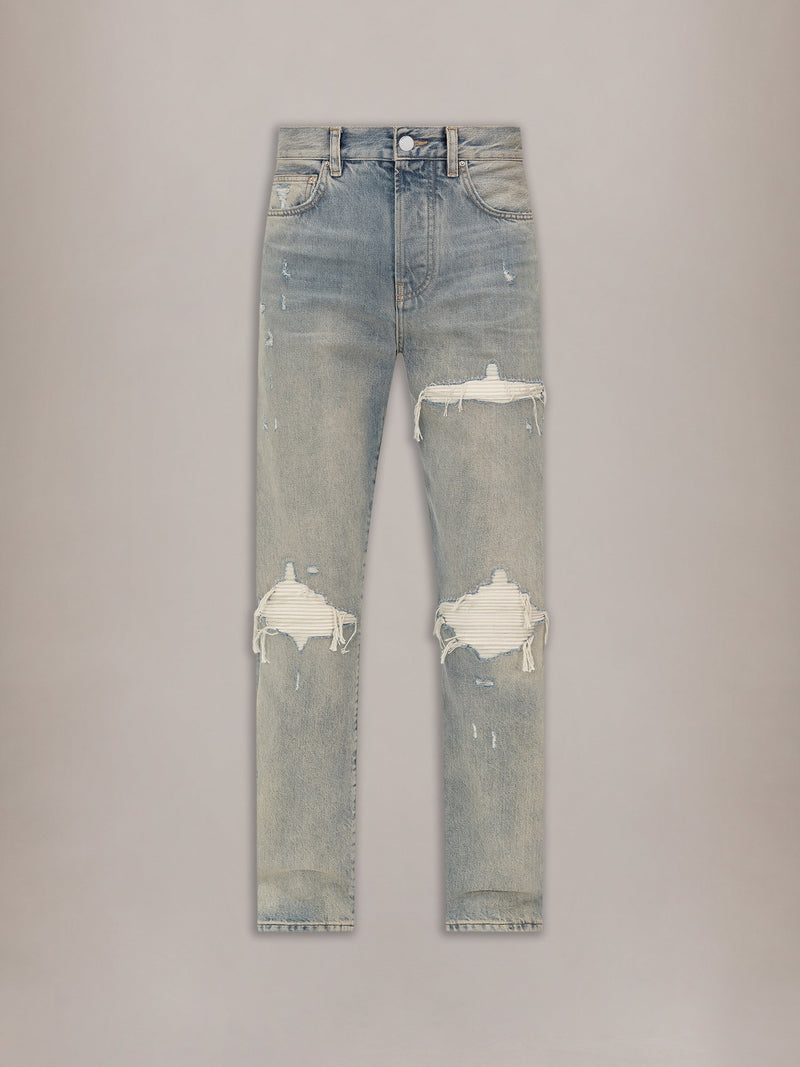 SUEDE STRAIGHT MX1 JEAN - Antique Indigo