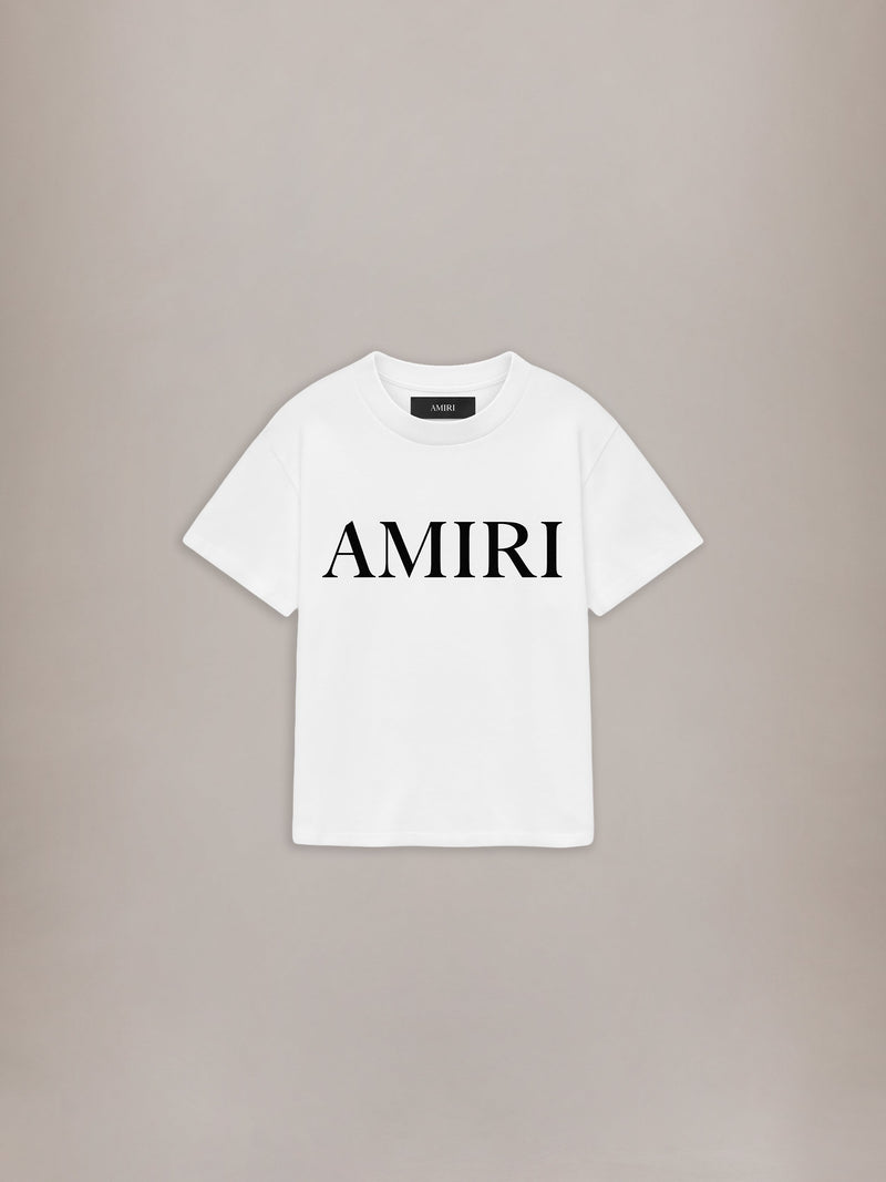 KIDS' AMIRI CORE LOGO TEE - White