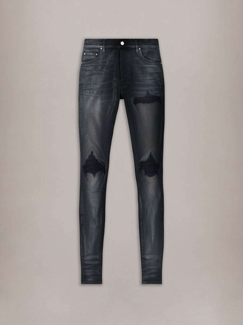 WAXED MX1 JEAN - Waxed Dusty Black