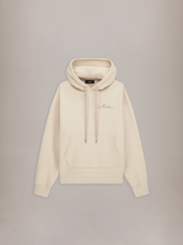 MA QUAD CHECKERBOARD HOODIE - Alabaster