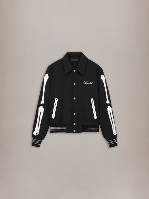 BONES JACKET - Black White