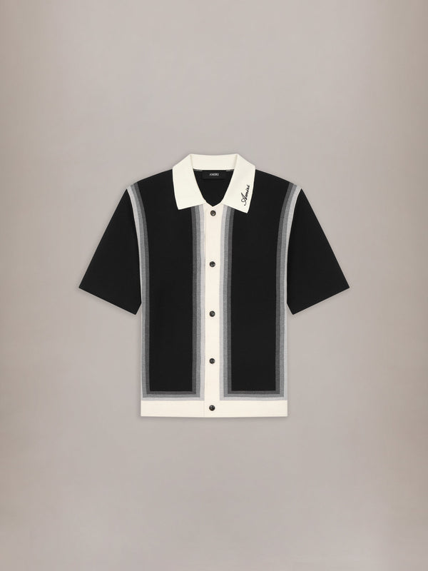 AMIRI PANELS KNIT SHIRT - Black