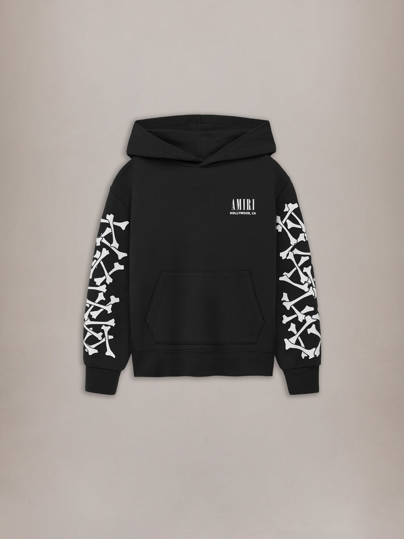 KIDS' BONES HOODIE - Black