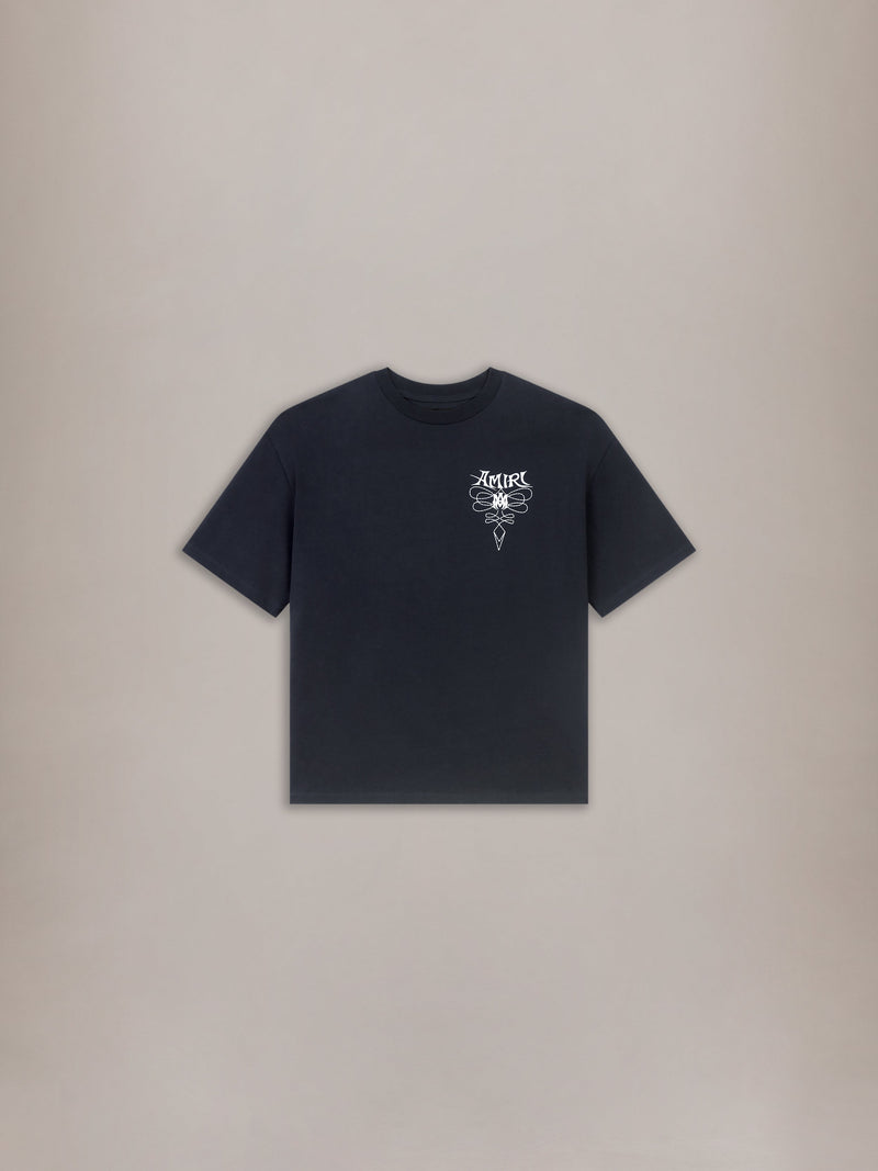 AMIRI LASSO OVERSIZED TEE - Black