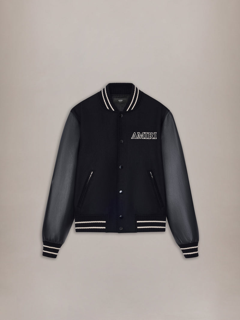 AMIRI VARSITY JACKET - BLACK